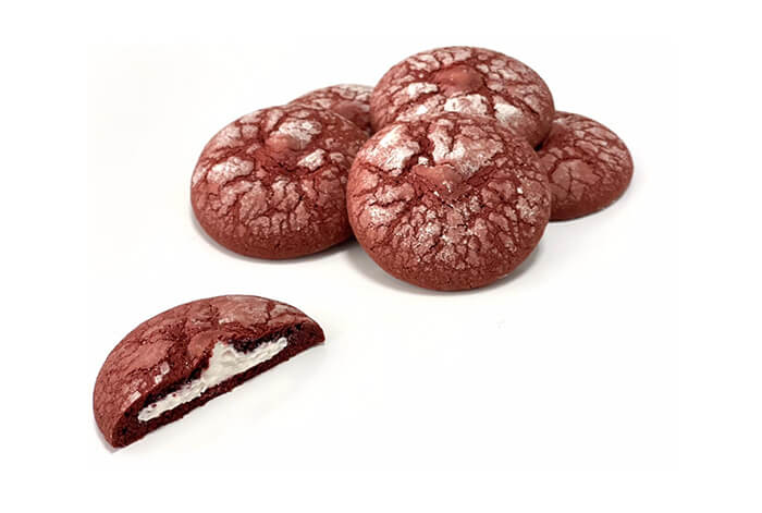 Печенье сдобное "Red Velvet" с творожной начинкой